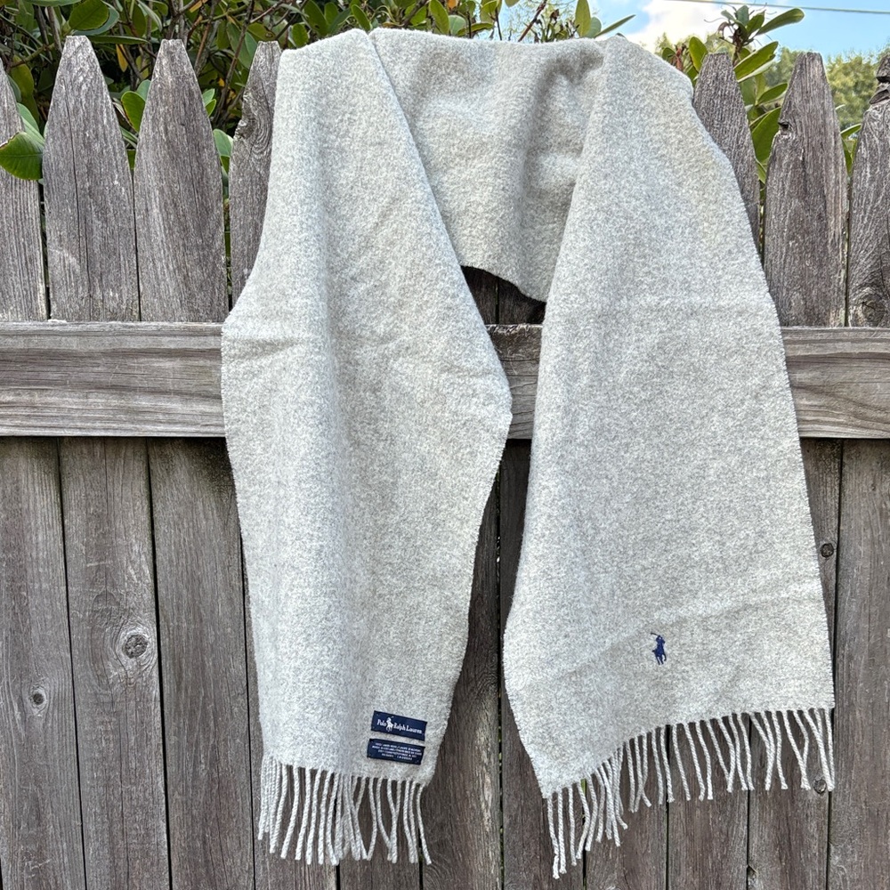 Polo by Ralph Lauren Gray Scarf